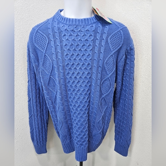 Houston White NWT men's quilted sweater large - Picture 1 of 6